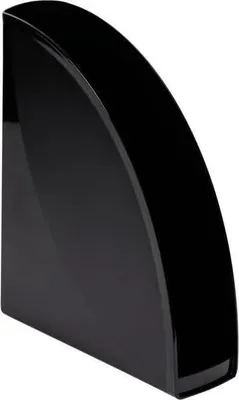 Produktbild von ELBA Stehsammler "wave", DIN A4, aus Kunststoff, schwarz aus bruchfestem Polystyrol, Füllvermögen: bis 700 Blatt