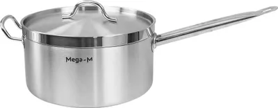Obrázok produktu pre Vysoký cateringový hrniec s pokrievkou Mega-M PRO 8 l, priemer 26 cm x výška 14,5 cm N