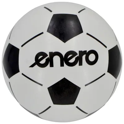 Immagine prodotto di ENERO Pallone da calcio in vinile Ladybug Soccer bianco e nero, 21 cm, 85 g, per bambini