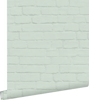 Zdjęcie produktu dla ESTAhome Tapeta cegła miętowej zieleni 53 cm x 10.05 m