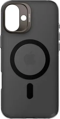 Obrázok produktu pre Decoded, puzdro pre iPhone 16 Plus MagSafe, odolné voči žltnutiu, čierne priehľadné