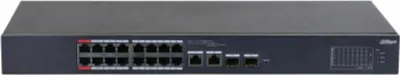 Image de Dahua Technology DH-CS4218-16ET-135 switch réseau géré L2 Gigabit Ethernet (10/100/1000) Power over Ethernet (PoE) Noir