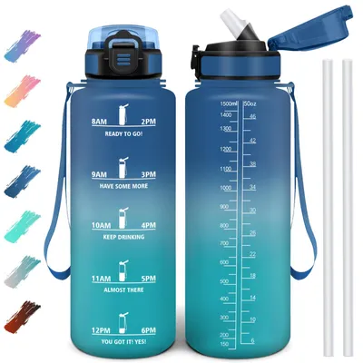 Produktbild von Trinkflasche 1500ml BPA-frei auslaufsicher Motswedi Wasserflasche Kunststoff