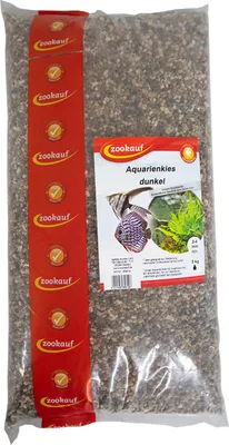 Produktbild von zookauf Aquarienkies dunkel 2 - 4 mm 5 kg