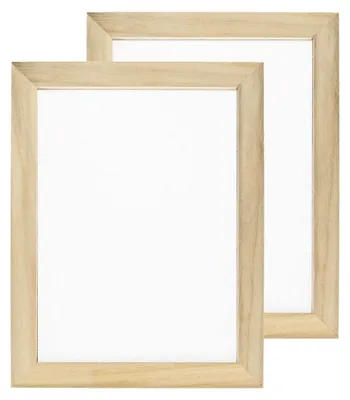 Produktbild von Papierherstellung Bildschirm Holz Papierherstellungsrahmen-Set 9,8 x 7,5 Zoll für DIY Papierhandwerk zur Herstellung von Karten, Lesezeichen, Etiketten, 2 Stück