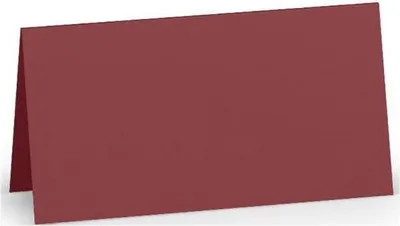 Produktbild von Tischkarten Paperado 100 x 100 Rosso