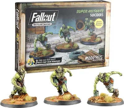 Zdjęcie produktu dla Fallout Super Mutants Suiciders - Miniaturenspiel - ENG Edition