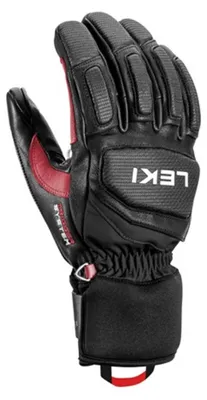 Produktbild von Leki Griffin Pro 3D Herren Skihandschuhe Fingerlinge schwarz/rot 10