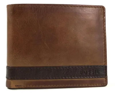 Produktbild von Fossil Geldbörse Quinn Braun ML3653-200 Herren Geldbeutel Leder