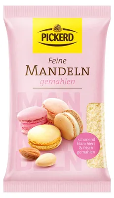 Produktbild von Pickerd Mandeln frisch gemahlen schonend blanchiert 100g