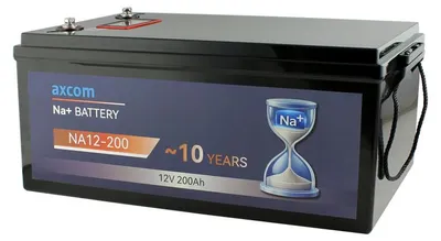 Produktbild von Axcom Natrium Ionen Akku 12V 200Ah mit M8 Kontakten
