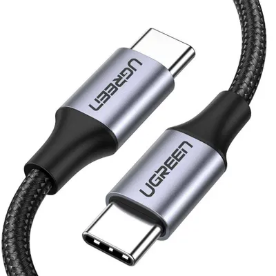 Obrázok produktu pre Cablu UGREEN US261 USB-C la USB-C, 60W, 2m (čierna)
