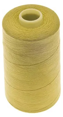 Nähgarn Polyester 1 Spule 40/2 120er 1000m Allesnäher Sortiment A593 currygelb