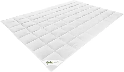 Produktbild von fjödur Sommer Bio Daunenbettdecke 135x200cm "fjödur green Fortuna" 90% Daunen 100% Bio Baumwolle
