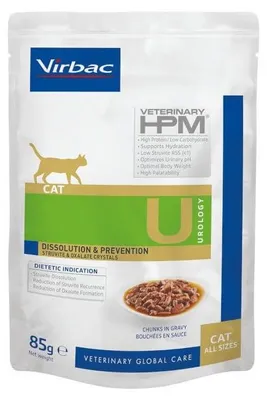 Produktbild von PATEE VIRBAC VET HPM CAT UROLOGY DISSO&PREV – 12 x 85 g