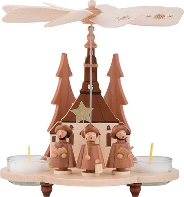 Produktbild von 1-stöckige Pyramide Kurrende natur (19,5cm) von Christian Ulbricht