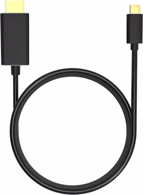 Obrázek produktu pro 1.8M USB3.1 Typ-C na HDMI 4K 60Hz Adaptér s vysokým rozlišením Kabelový převodník černý
