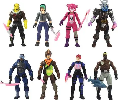 Obrázek produktu pro Figurky na dort Fortnite 8ks 10cm - Cakesicq