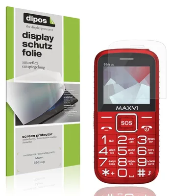 Produktbild von 4x Schutzfolie für Maxvi B5ds up matt Displayschutzfolie Folie Display Schutz dipos