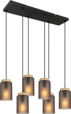 Produktbild von Hängelampe tooLight APP1813-6CP Grey