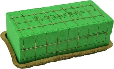 Produktbild von Gesteckschalen mit 1/1 Naßziegel, Blumen-Deko, Schlale, lang, Steckschaum, Steckmoos