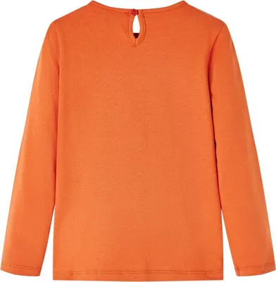 Produktbild von vidaXL Kinder-Langarmshirt Dunkelorange 116