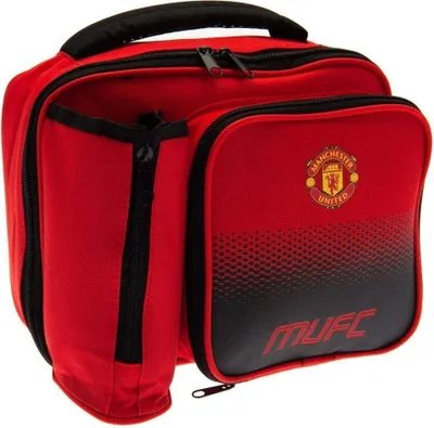 Obrázek produktu pro Fotbalová taška na oběd Manchester United FC Fade Design BS535 (jedna velikost) (červená/černá)