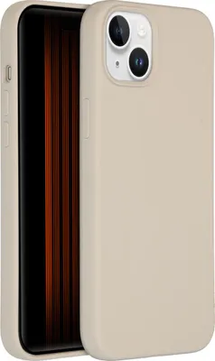 Immagine prodotto di Accezz Custodia in silicone liquido per iPhone 15 Plus - Stone
