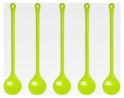 Produktbild von Rundlöffel 31 cm, apfelgrün (5 Stück)