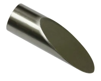 Obrázek produktu pro Gardinia koncovka Lazio pro Ø 16 mm vzhled nerezové oceli 6,7 cm vzhled nerezové oceli