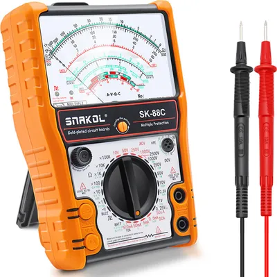 Obrázek produktu pro Analogový multimetr Ruční ukazovací multimetr s 11 funkcemi Multimetro Vysoce citlivý široký rozsah měření AC DC Volt 2500V / tester baterií