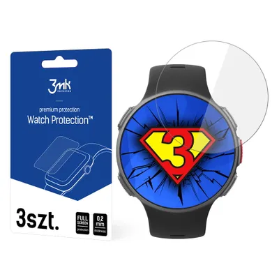Produktbild von 3mk Display Hybridglas Watch Protection für Polar Vantage V 0,2mm (3 Stück)