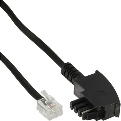 Produktbild von InLine® TAE-F Kabel, für Telekom/Siemens-Geräte, TAE-F ST an RJ11 ST, 10m