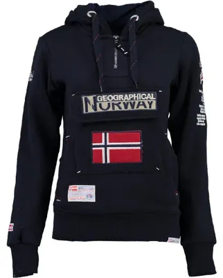 Obrázok produktu pre Dámska mikina Geographical Norway GYMCLASS, tmavomodrá, veľkosť XXL