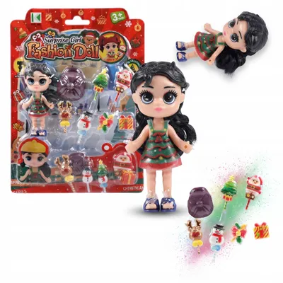 Produktbild von ViralPals Mini Puppe 9cm Sammelfigur mit Zubehör Tolles Weihnachtsgeschenk für Kinder