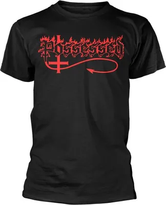 Produktbild von Possessed T-Shirt Herren Logo Red schwarz Band-Merch, Bands 100% Baumwolle S