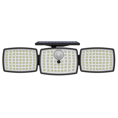 Produktbild von MasterLED Solarstrahler 179 SMD 5W 500lm 6500K PIR IP44 Schwarz Lichtsensor