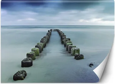 Produktbild von Vlies fototapete Wellen Meer Strand Himmel 300x210 cm Feeby Blau inkl. Kleber einfache Montage