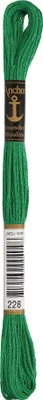 Produktbild von Anchor Sticktwist 4635000-00228 grün Stickgarn, 100 % Baumwolle