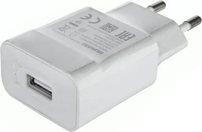 Produktbild von Ladegerät für original Huawei Y6 2018 HW-050200E01 in Weiß Weiss Netzteil 2A Ampere 2000 mAh Bulk verpackt + gratis Hakai Reinigungspad