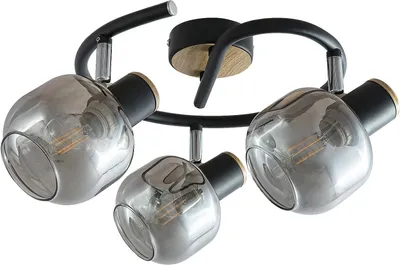 Zdjęcie produktu dla Spot Salazar czarny 3xE14x12W metal wym:19,5x32x32cm IP20 Rabalux