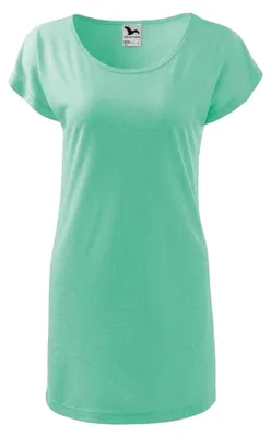 Image de Malfini - Robe décontractée « Love » pour femmes PP8702 (XS) (vert menthe)