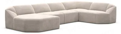 Produktbild von Wohnlandschaft Cabrera U-Form aus Stoff