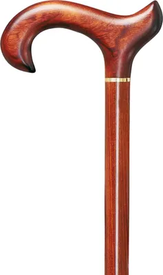 Produktbild von Schlanker L-Derby aus poliertem Kirschbaumholz