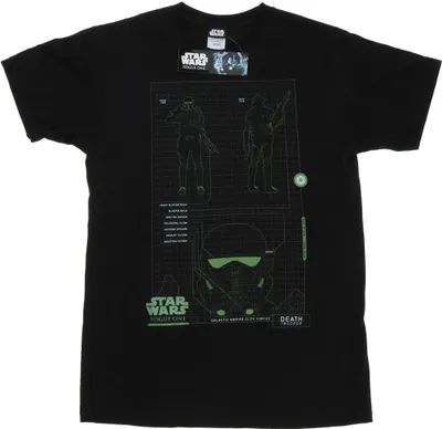 Produktbild von Star Wars - "Rogue One Death Trooper" T-Shirt für Herren BI45613 (XXL) (Schwarz)