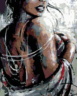 Produktbild von Diamondi - Diamond painting - SINNLICHKEIT, 40X50 cm, ohne Keilrahmen