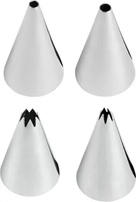 Produktbild von Wilton Decorating Tip Set Small #003, #005, #016, #018