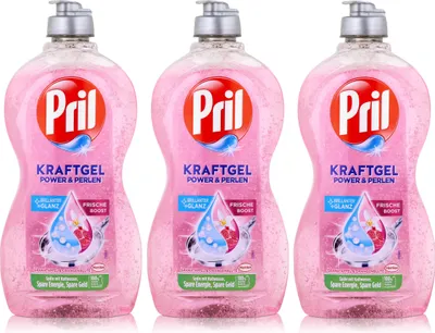 Produktbild von Pril Spülmittel Anti-Fett Power Granatapfel & Orangenblüte 450ml (3er Pack)