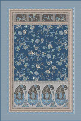 Produktbild von Bassetti Plaid Genova Farbe Blau-B1 Größe 270x250  100% Baumwolle/  Füllung 100% Polyester