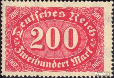 Produktbild von Briefmarken Deutsches Reich 1922 Mi 248 postfrisch Ziffern Ergänzungs-Werte